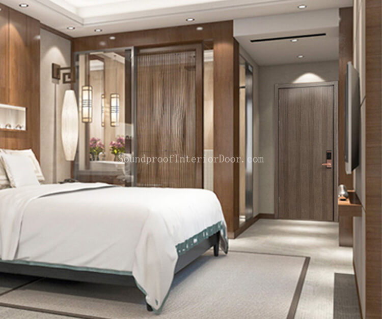 Acoustic Interior Doors Oak Internal Door Solid Wood Interior Doors