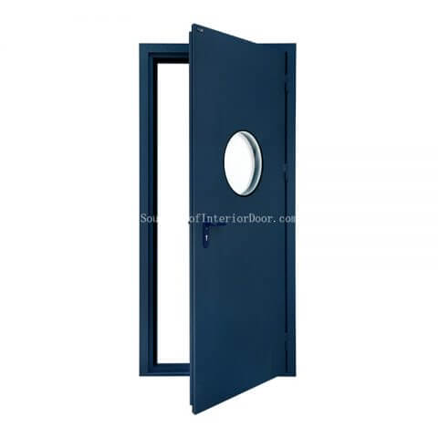 Soundproof Door With Viewing Panel STC 45 Steel Door With Steel Frame