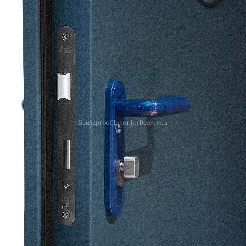 Soundproof Door With Viewing Panel STC 45 Steel Door With Steel Frame