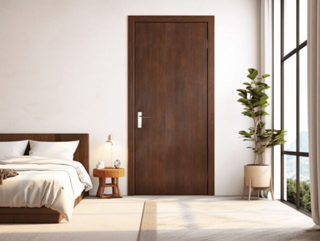acoustic wood interior door