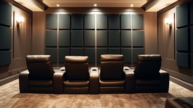 home theater door