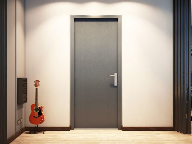 recording studio door